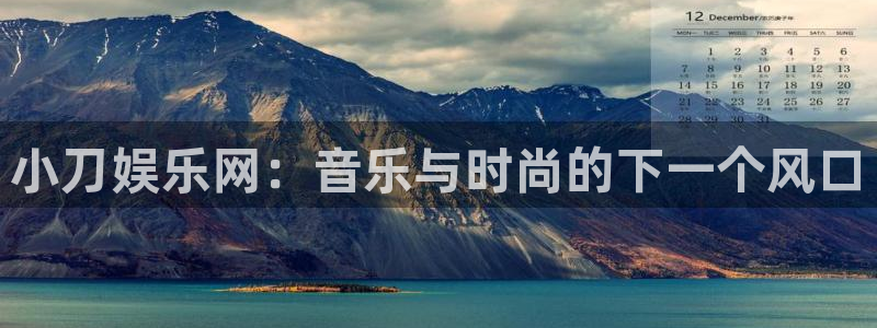 济南赢彩数码科技有限公司：小刀娱乐网：音乐与时尚的下一个风口