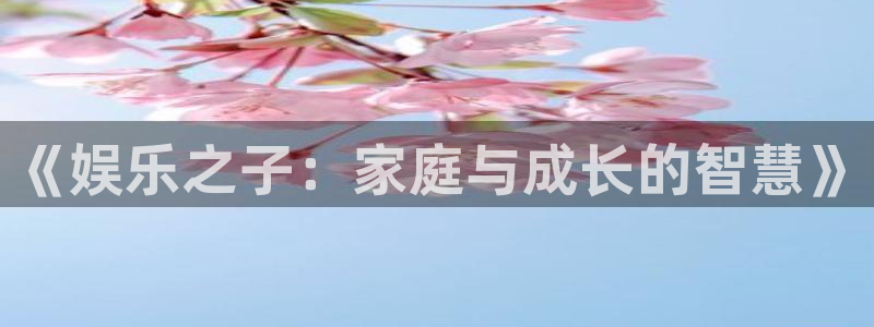 图文资讯天空彩天下赢彩产品特点：《娱乐之子：家庭与成长的智慧》